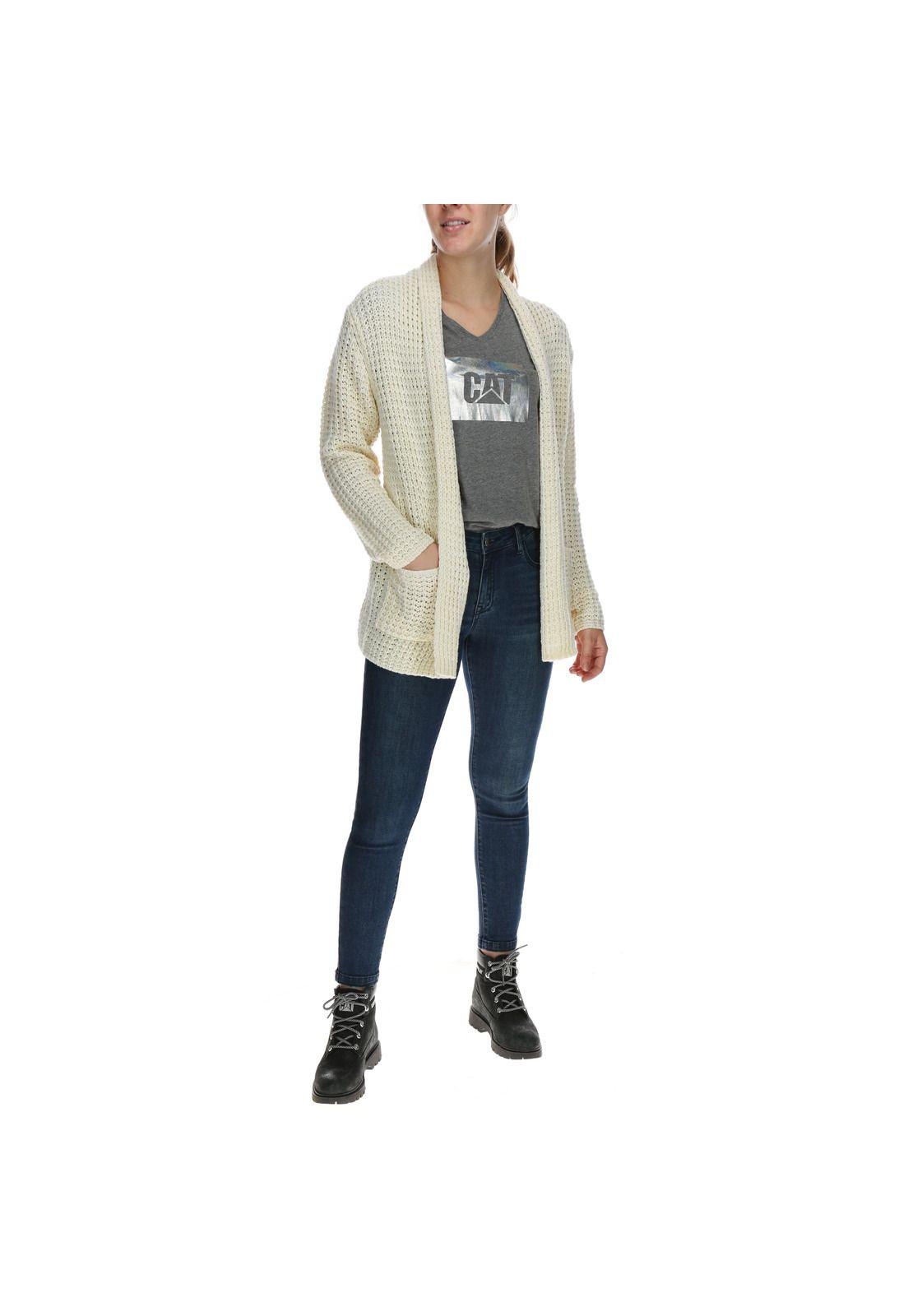 Sweater Mujer Everly Sweater Algodón Vainilla-4