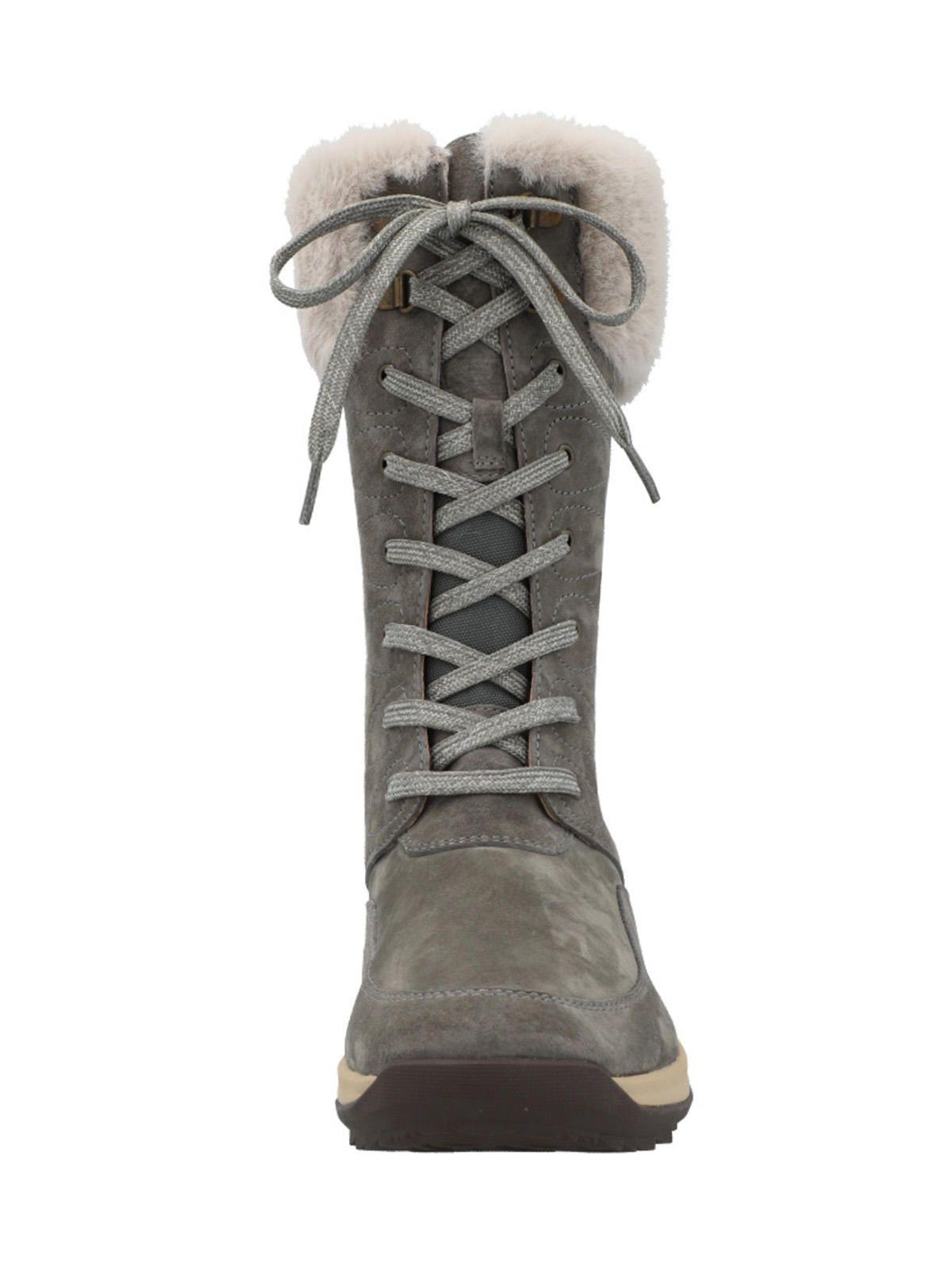 Bota Cuero Mujer Rinier Gris-3