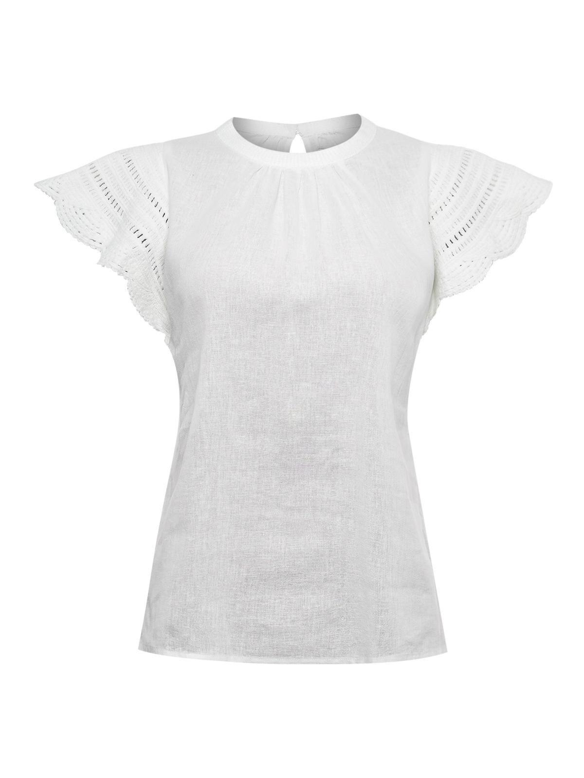 Blusa Algodón Orgánico Mujer Filka Blanco -0