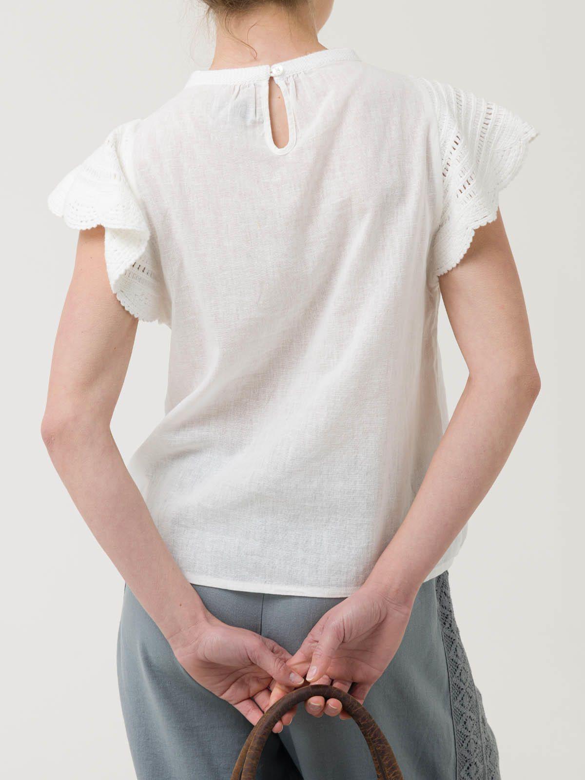 Blusa Algodón Orgánico Mujer Filka Blanco -6