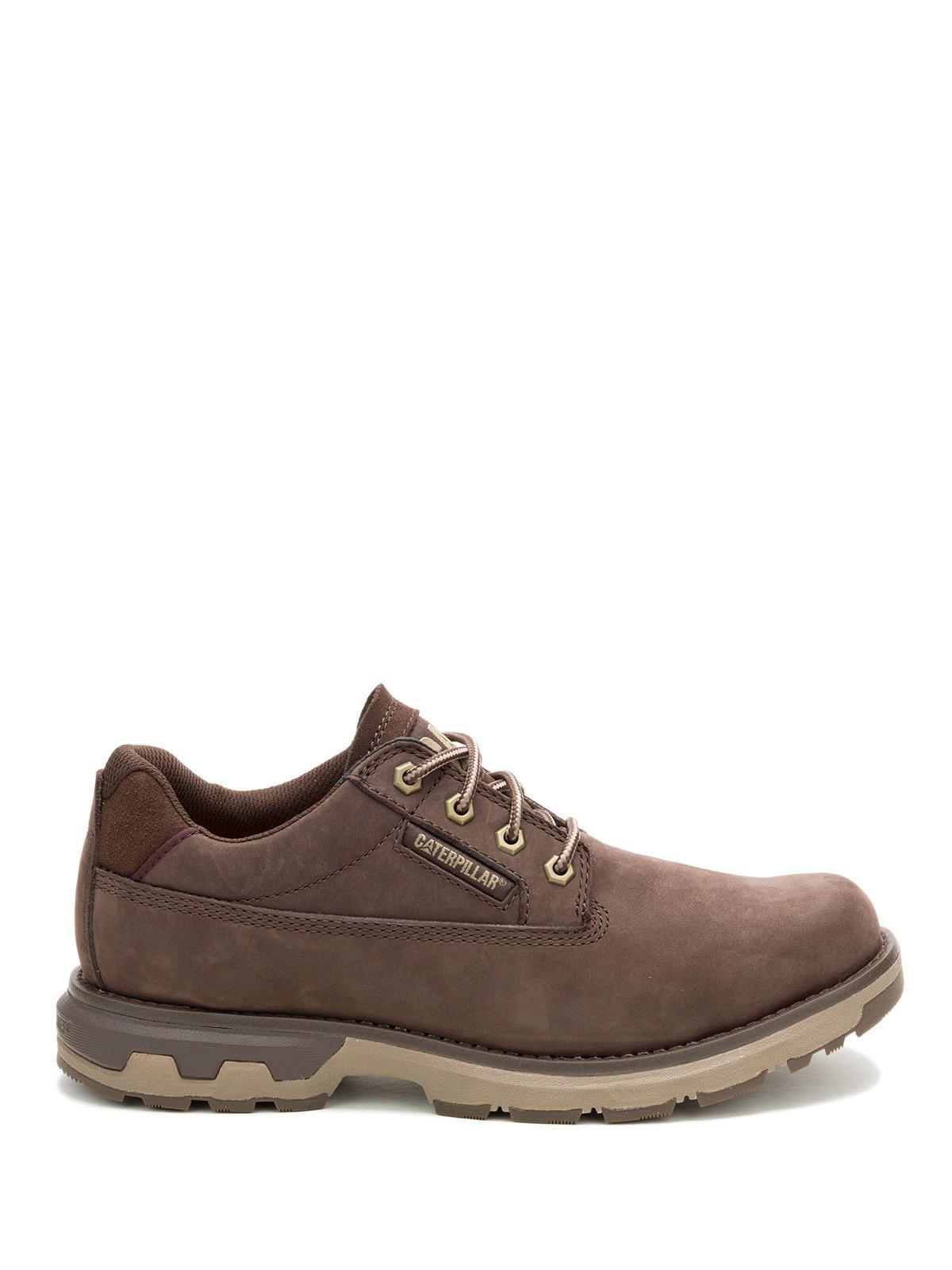 Zapato Cuero Hombre Pursue Lo Café -1