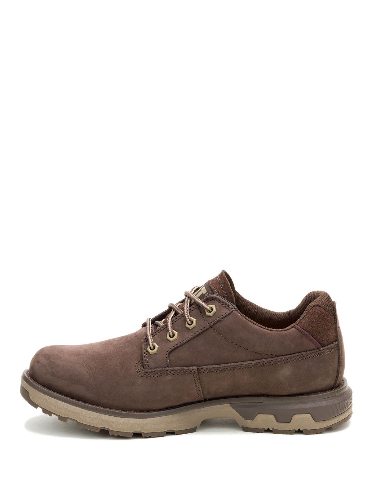 Zapato Cuero Hombre Pursue Lo Café -3
