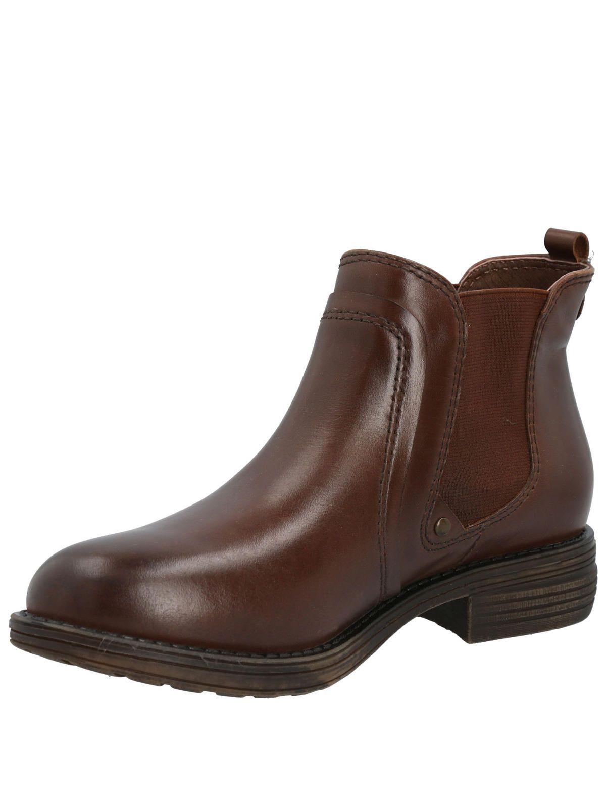 Botín Cuero Mujer Kielder Café-3