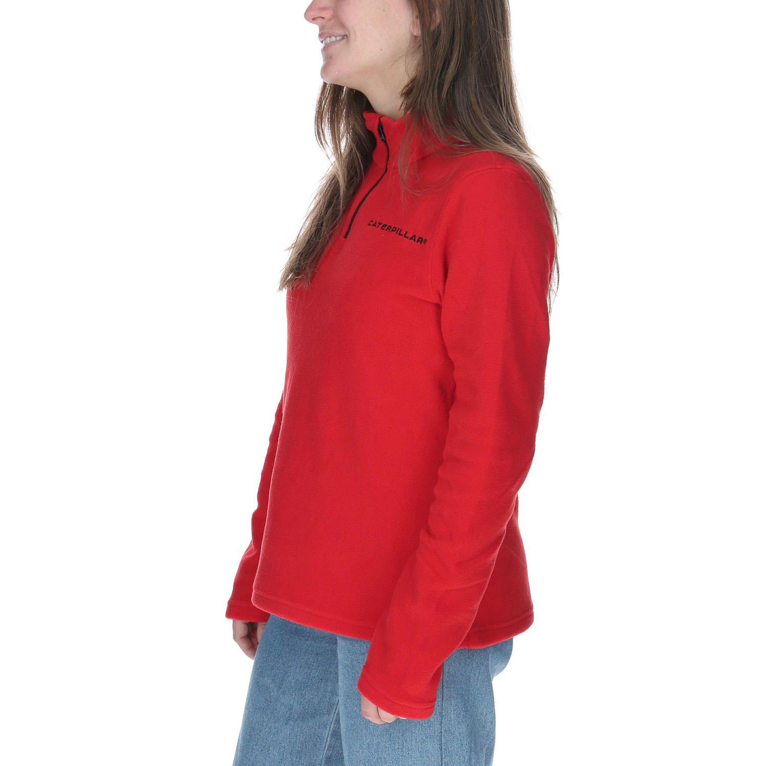 Polar Mujer W Microfleece Zip Up Rojo-1