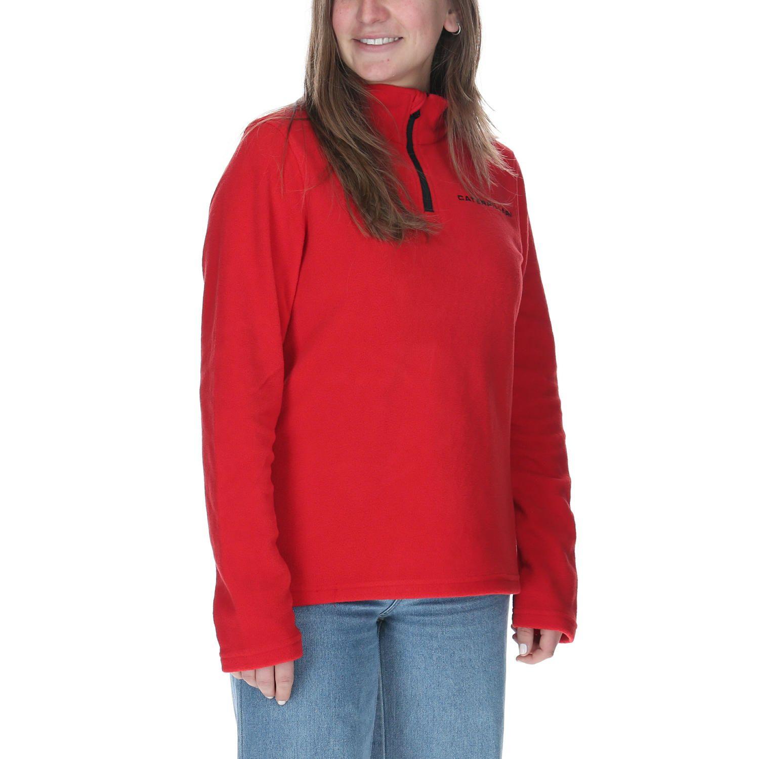 Polar Mujer W Microfleece Zip Up Rojo-3
