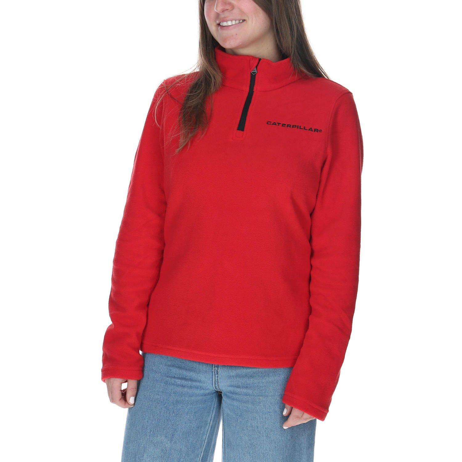 Polar Mujer W Microfleece Zip Up Rojo-0