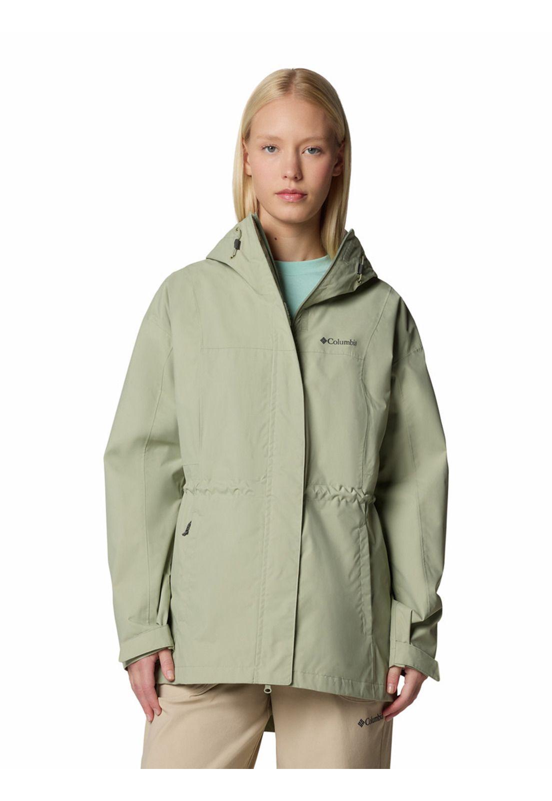 Cortaviento imperm Mujer Hikebound Ii Lg Beige-0