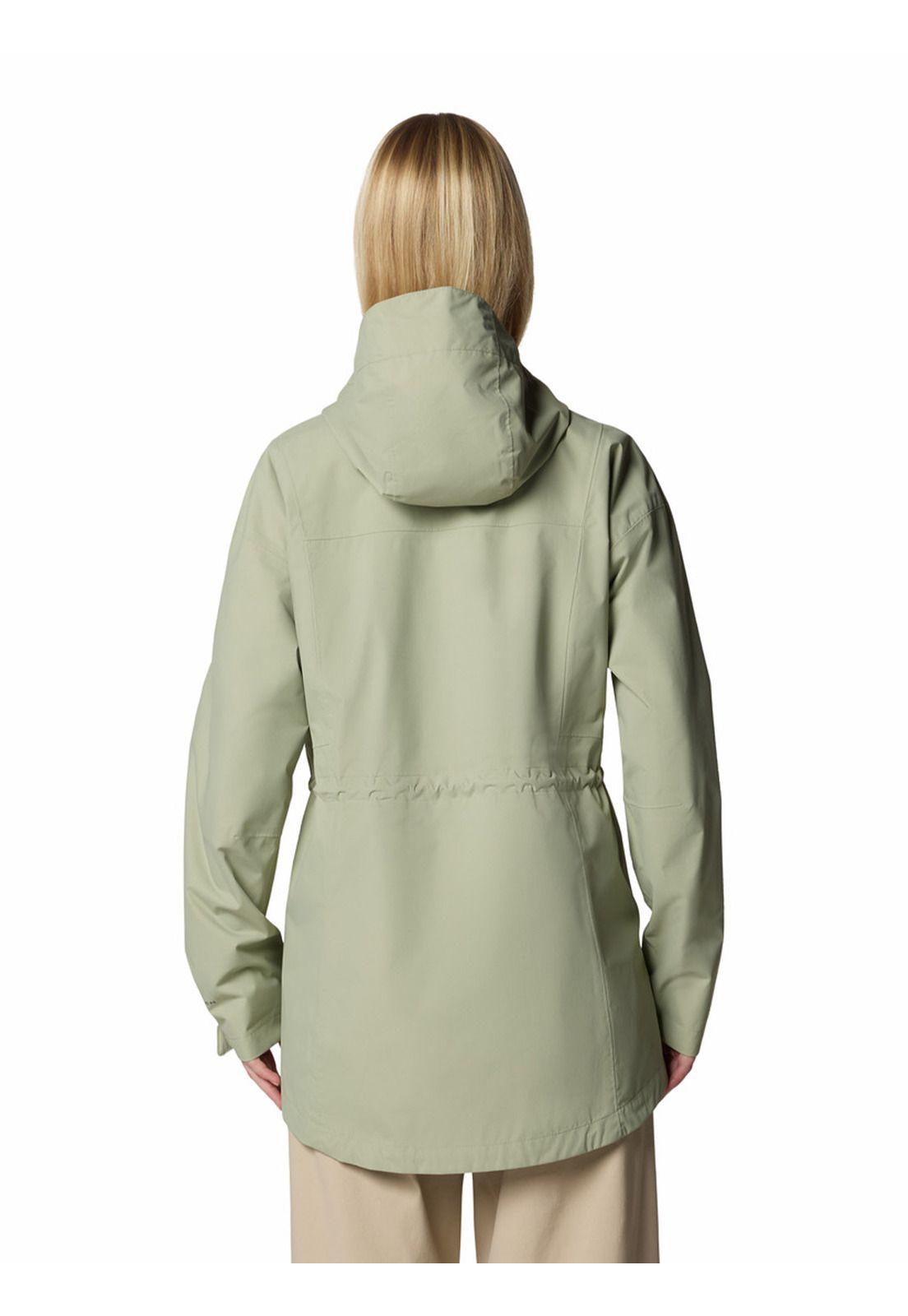 Cortaviento imperm Mujer Hikebound Ii Lg Beige-5