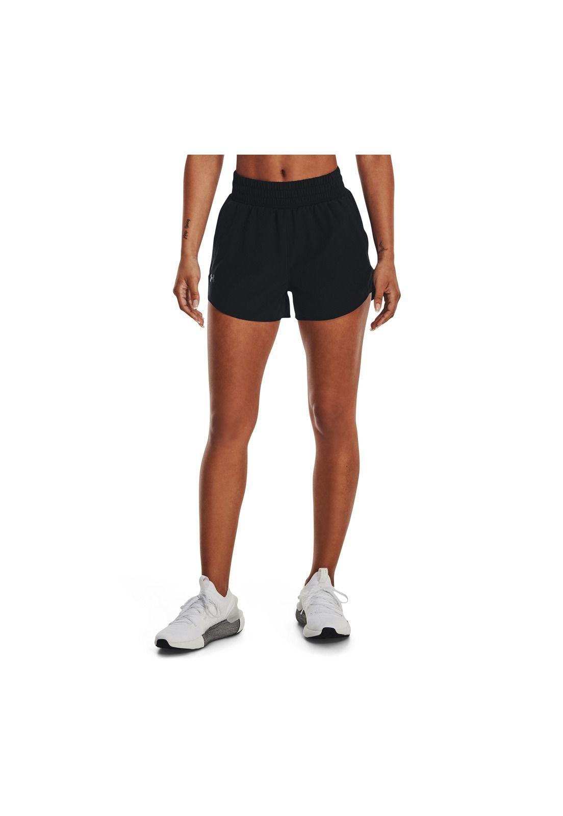 Short Training Flex Woven 7.5Cm Negro Mujer-3