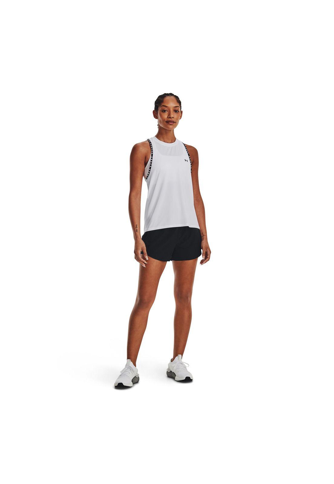 Short Training Flex Woven 7.5Cm Negro Mujer-5
