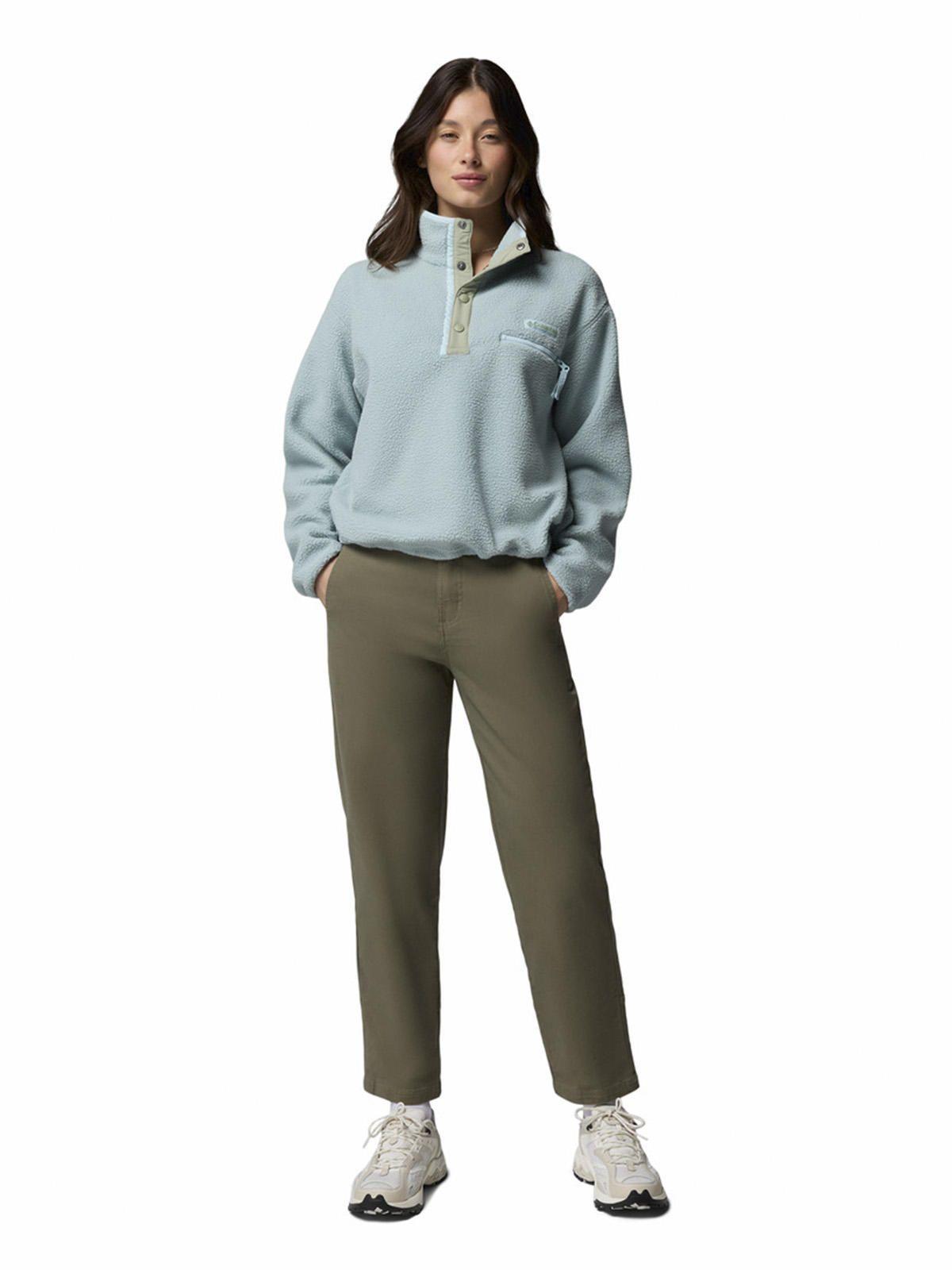 Polar Mujer Helvetia II Cropped Half Snap Azul-5