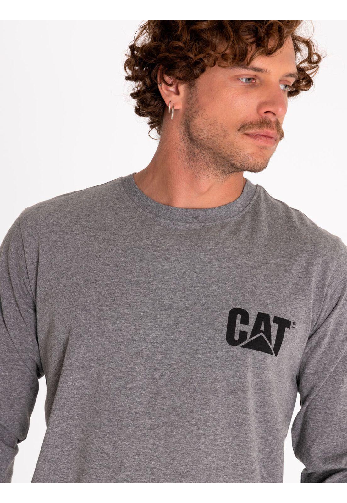 Polera Manga Larga Hombre Diesel Power Gris-4