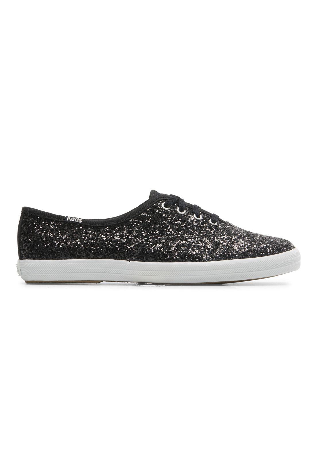 Zapatilla Casual Mujer Champion Glitter Negro-0