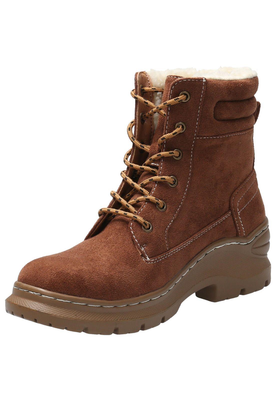 Botín Mujer Elist Cognac-4