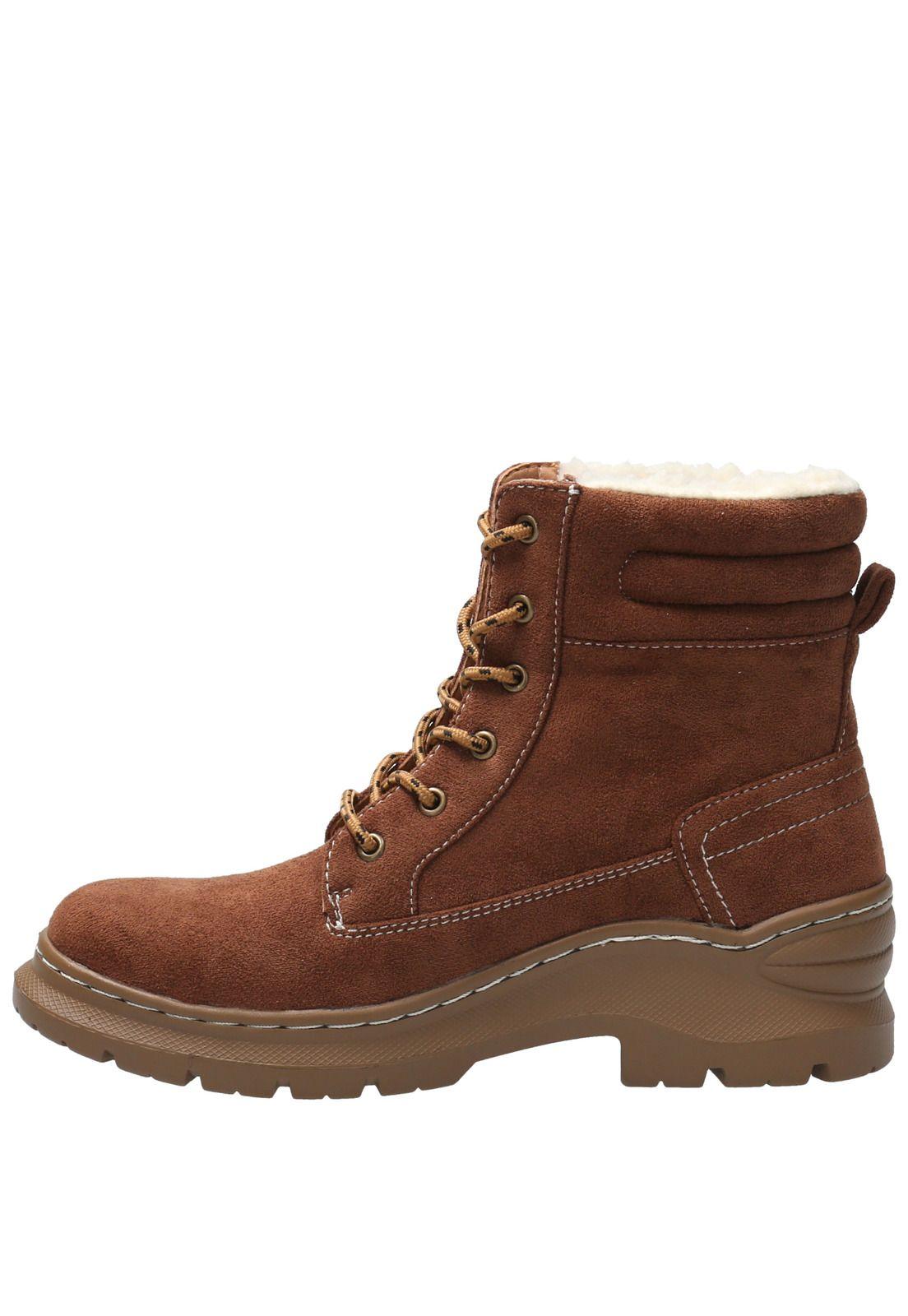 Botín Mujer Elist Cognac-5