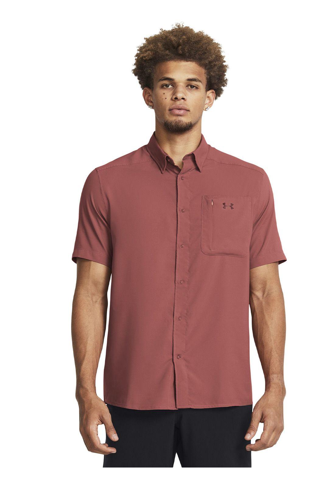 Polera UA Drift Tide 2.0 hombre Rojo-0
