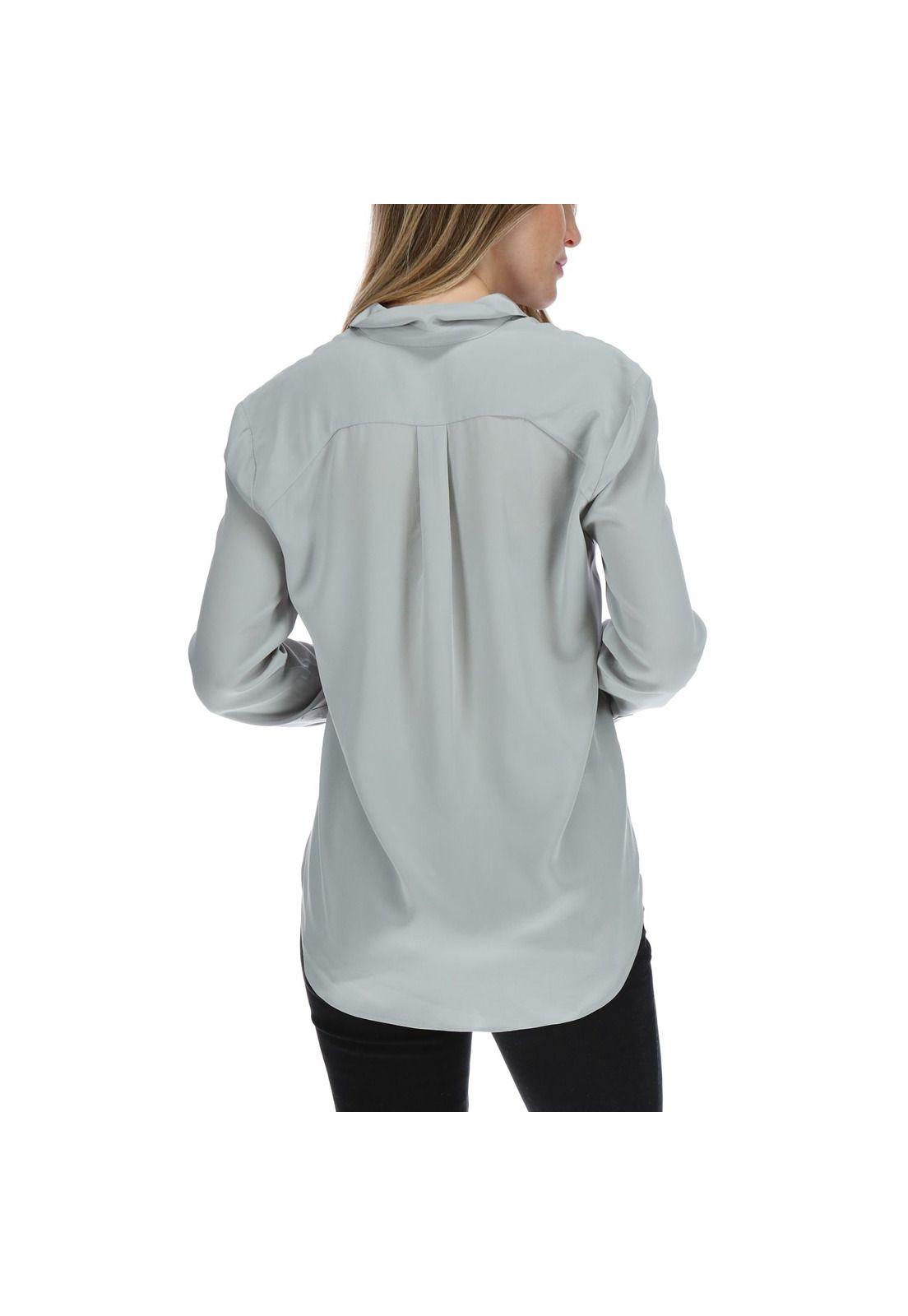 Blusa Manga Larga Mujer Belisa Gris-2