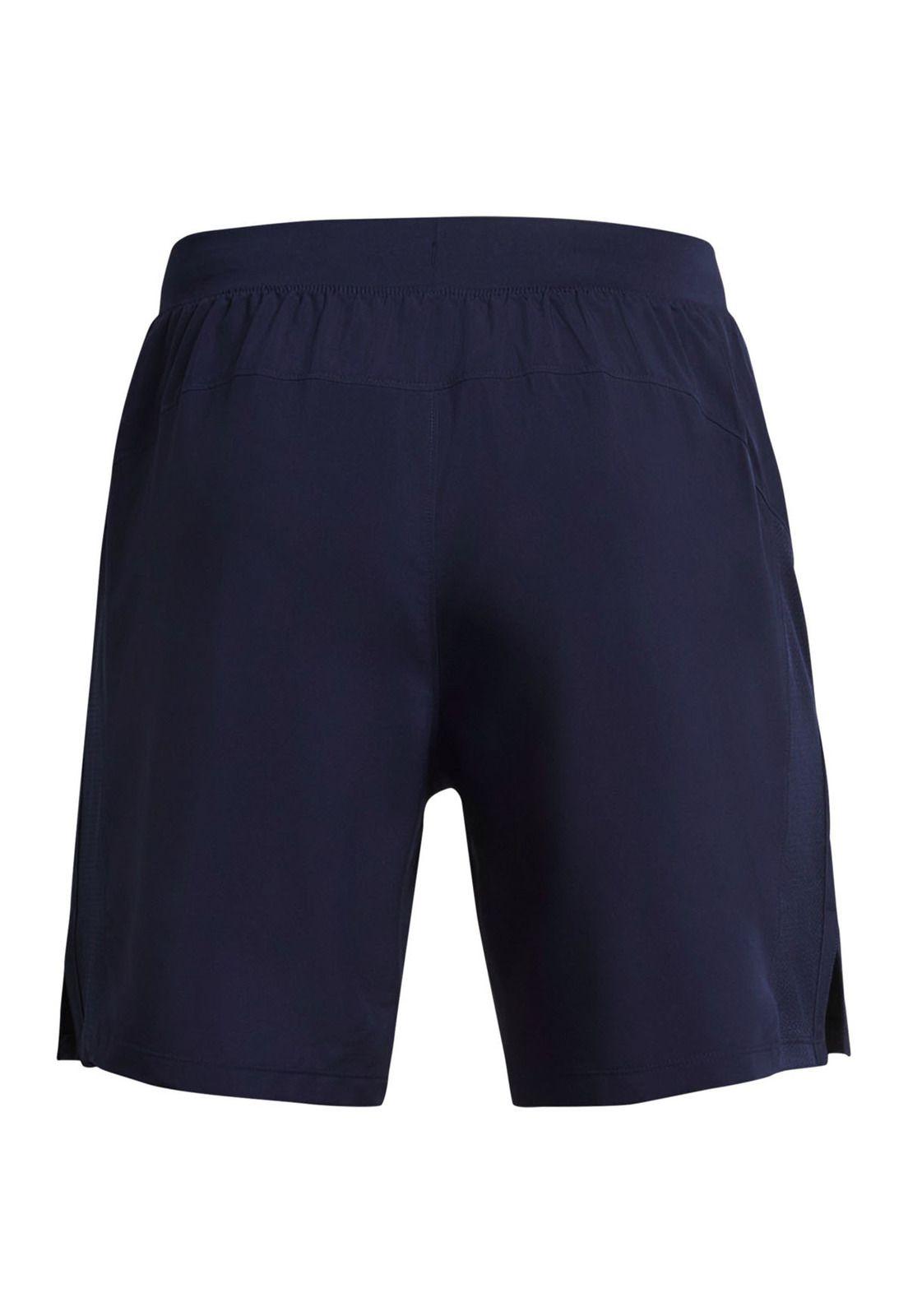 Shorts UA Launch de 7" para hombre Marino-1