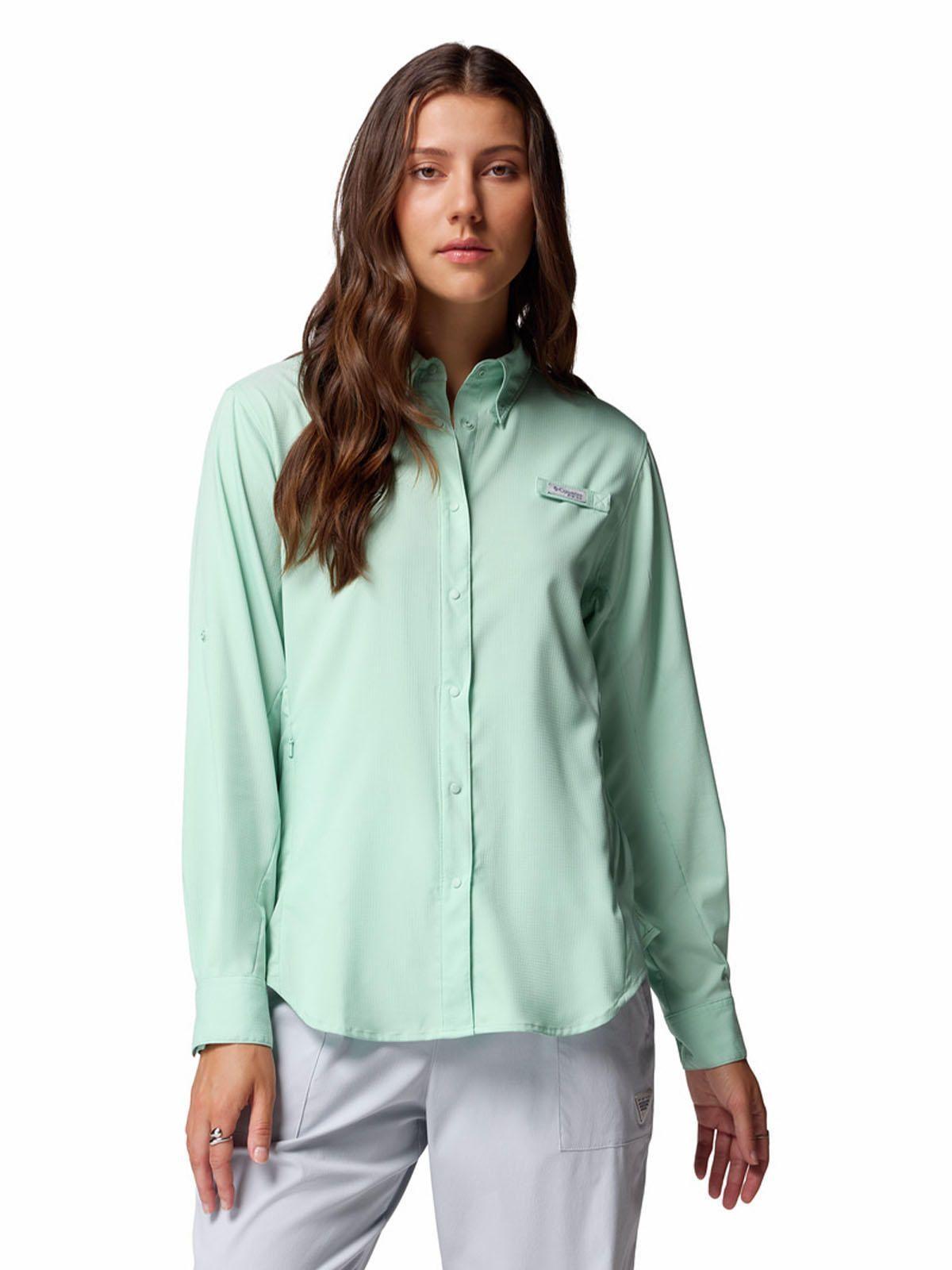Blusa Manga Larga Mujer Tamiami II Celeste-0