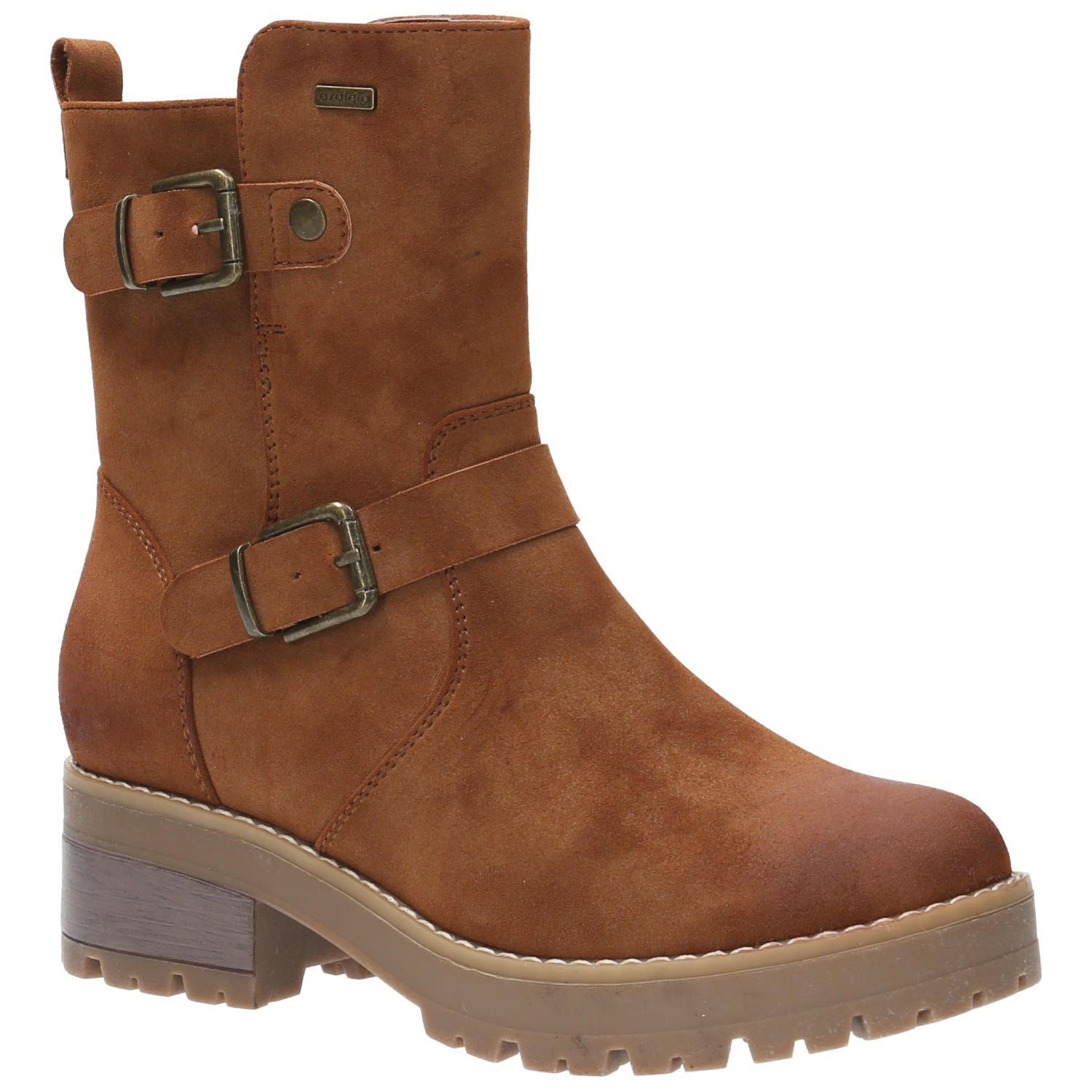 Botín Mujer Anzu Café-0