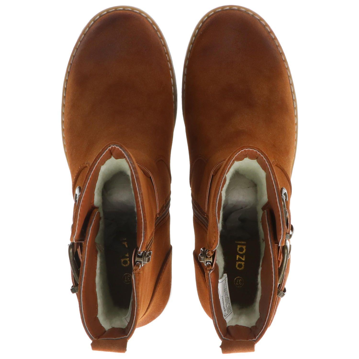 Botín Mujer Anzu Café-7