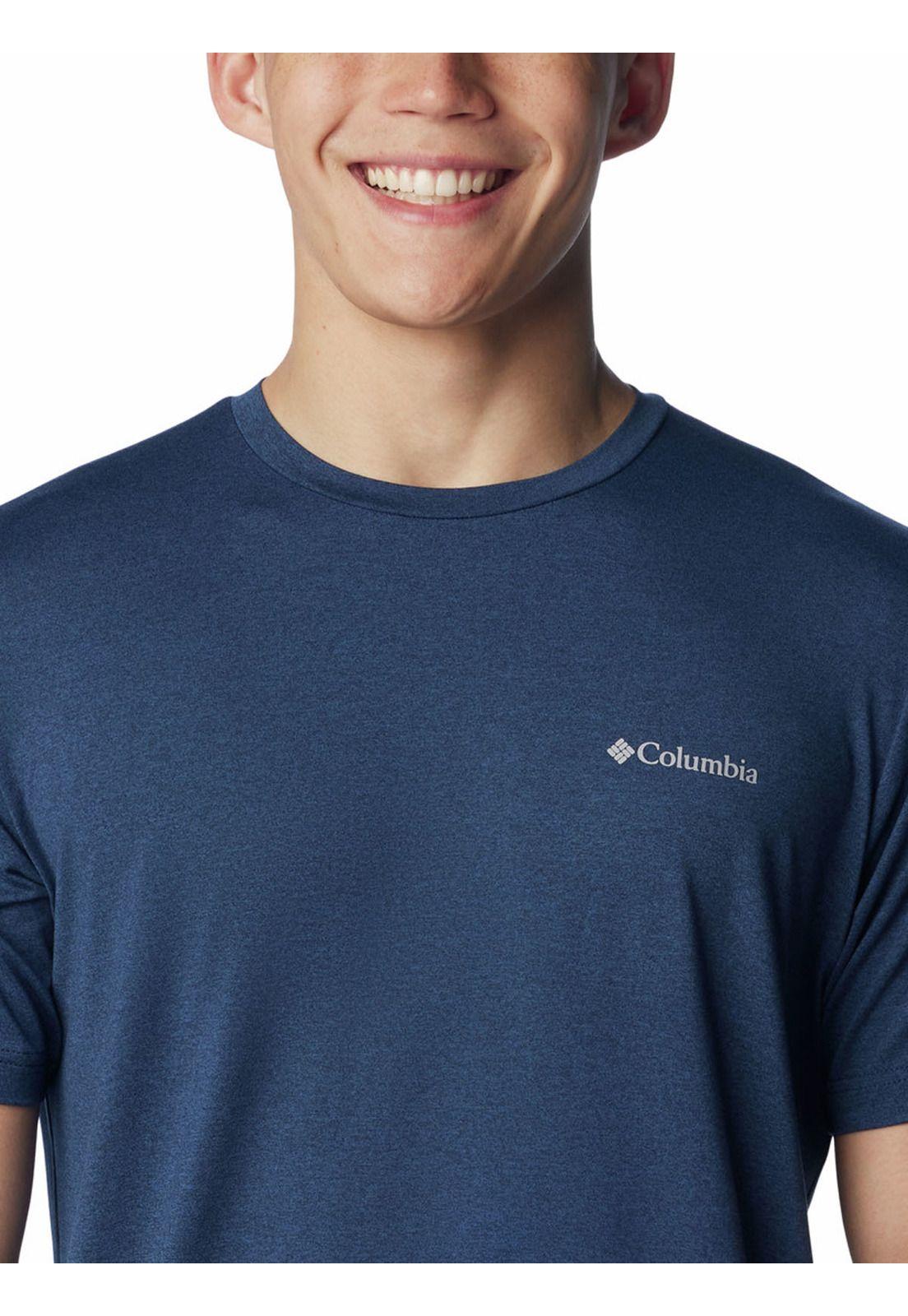 Polera Hombre Tech Trail Crew Neck Azul-3