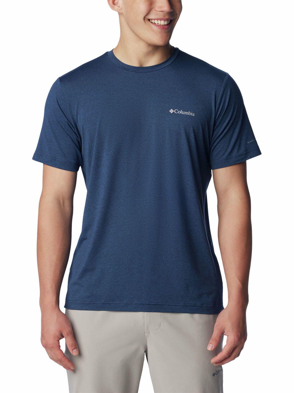Polera Hombre Tech Trail Crew Neck Azul-0