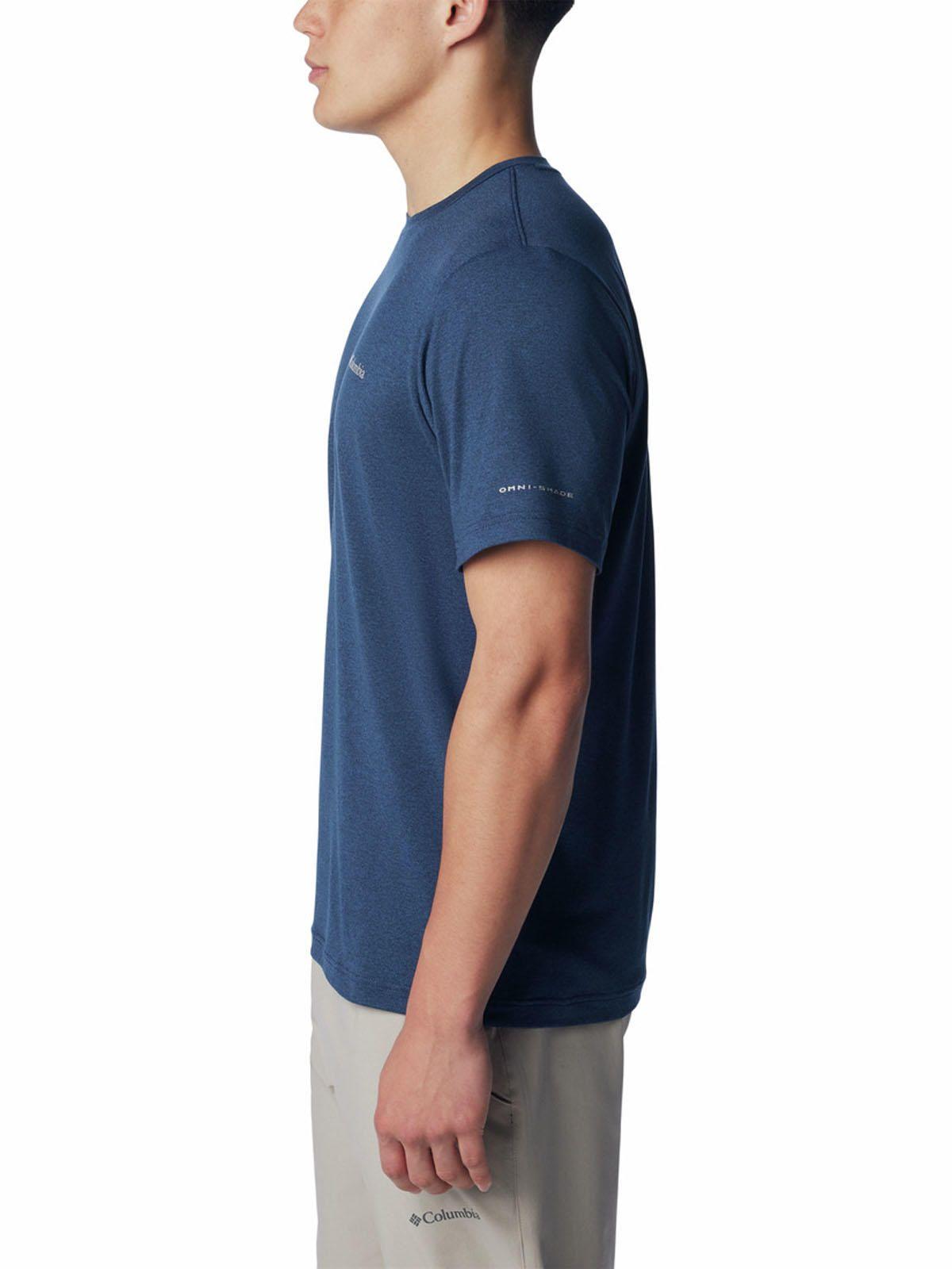 Polera Hombre Tech Trail Crew Neck Azul-1