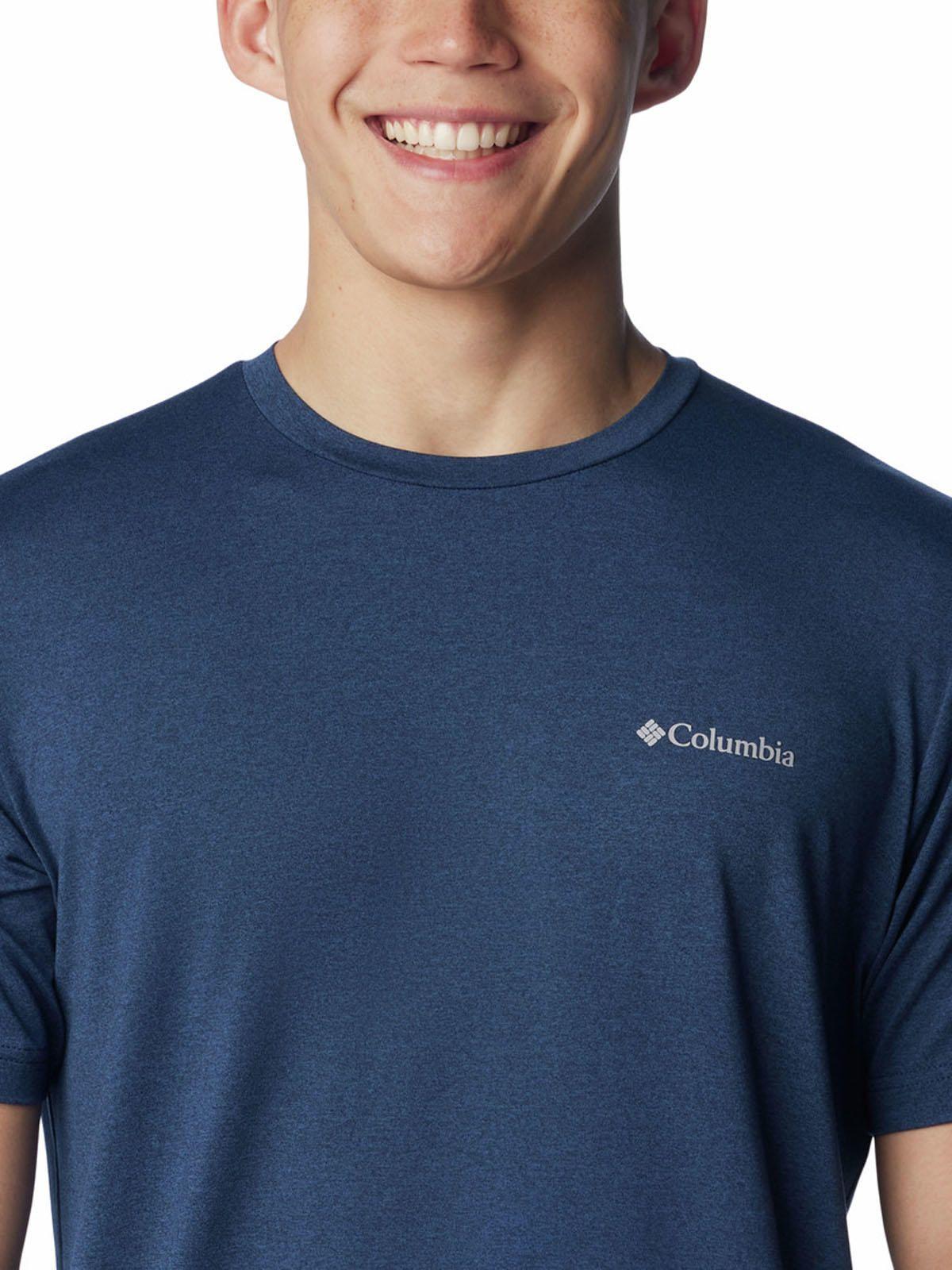 Polera Hombre Tech Trail Crew Neck Azul-3