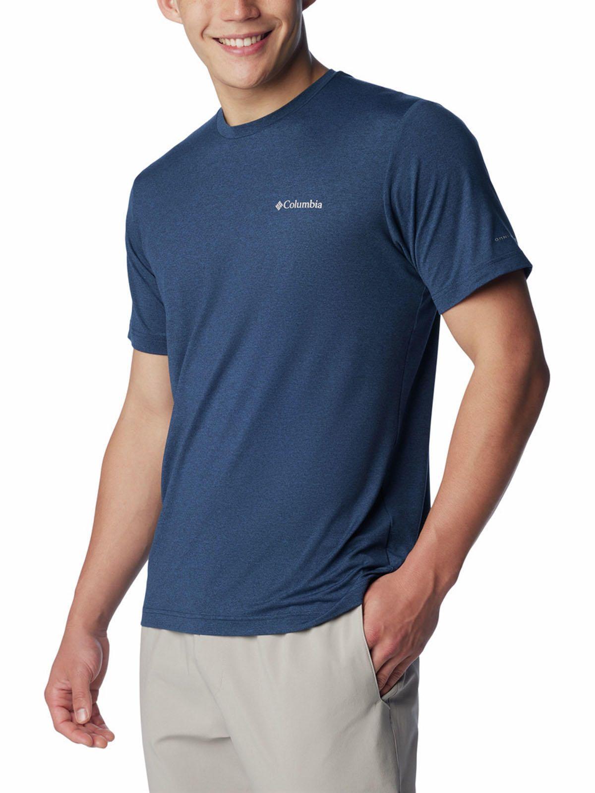 Polera Hombre Tech Trail Crew Neck Azul-4