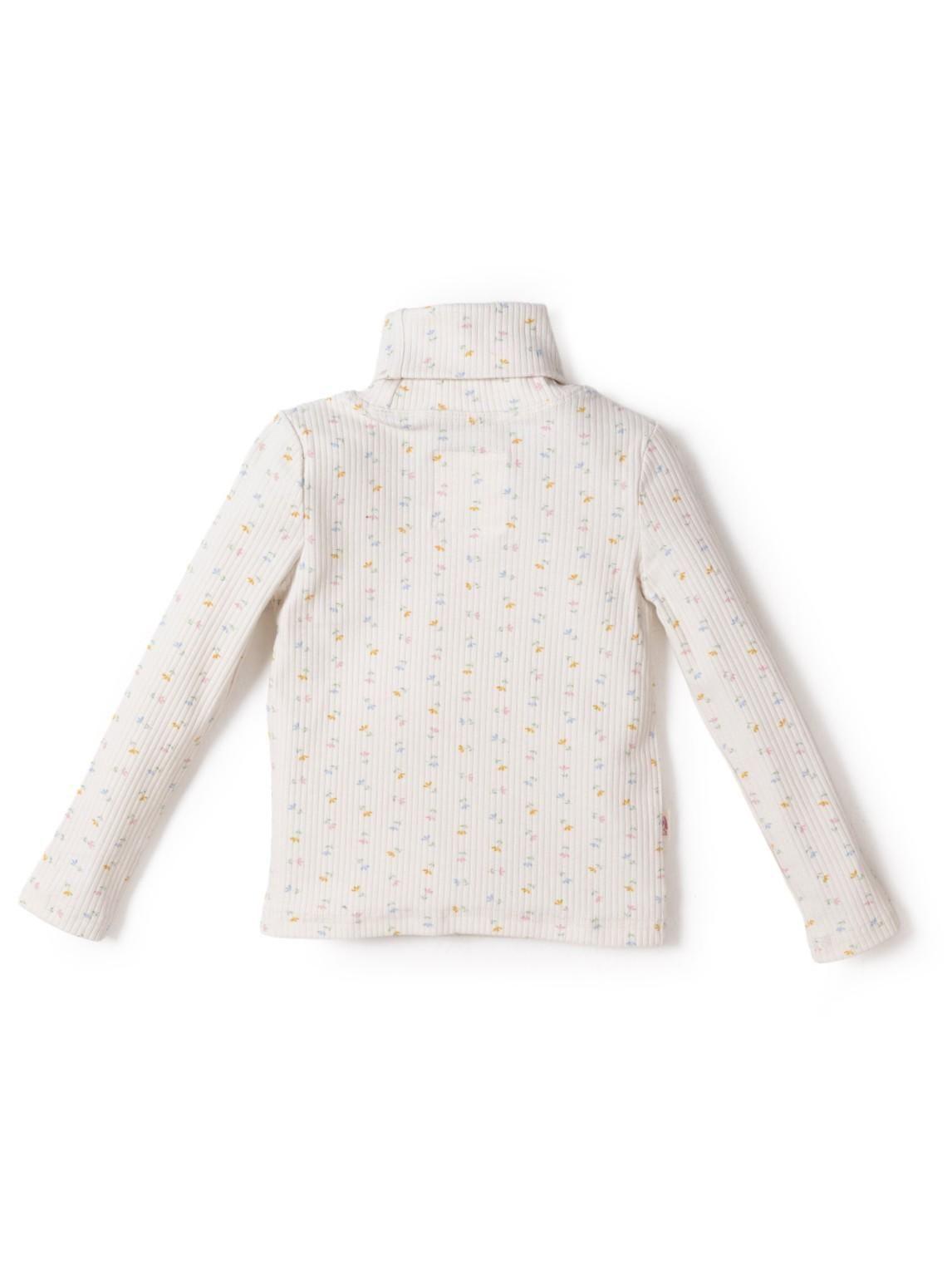 Polera Manga Larga Niña Aster Blanco-1