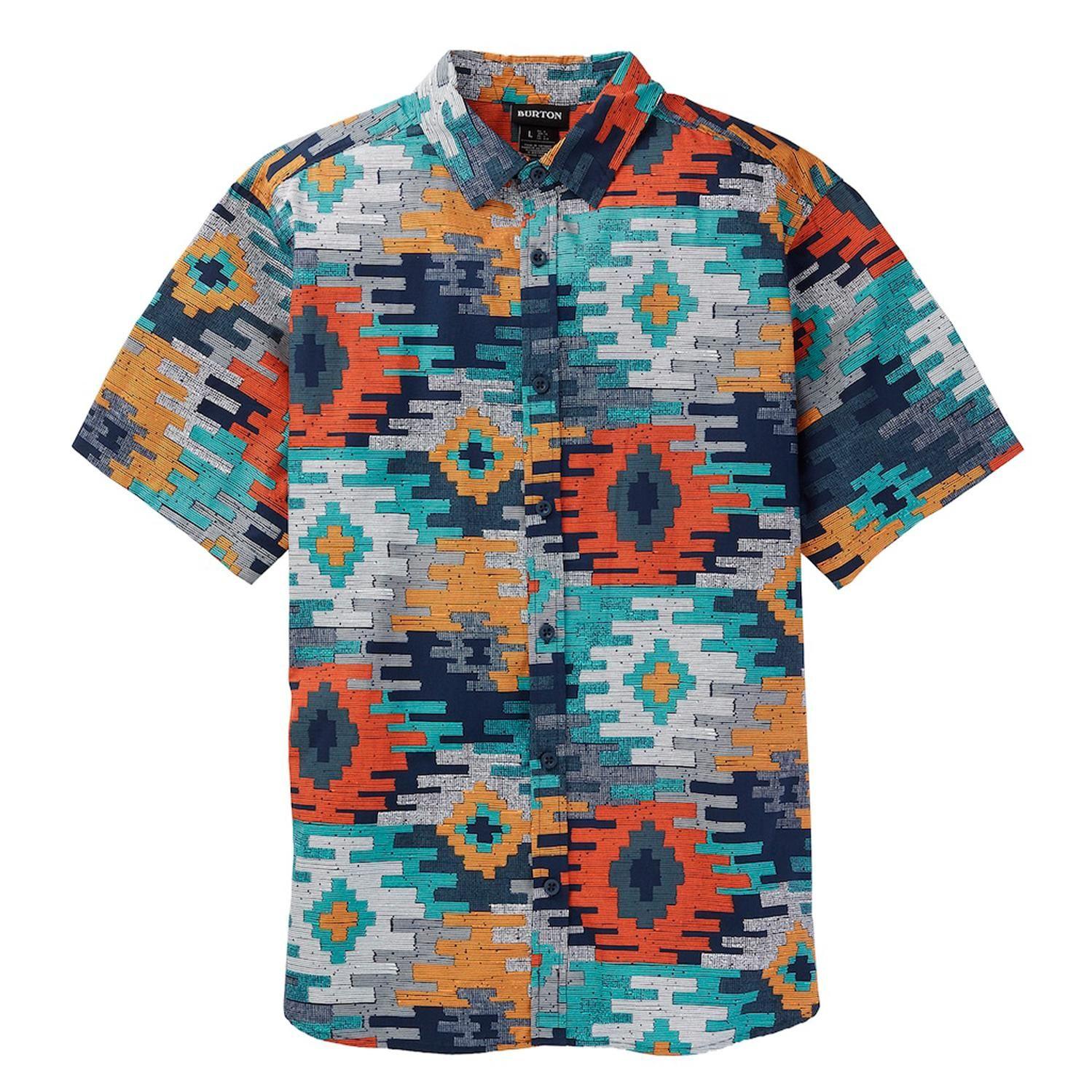 Camisa M/C Hombre M Shabooya Camp Ss Multicolor Burton-0