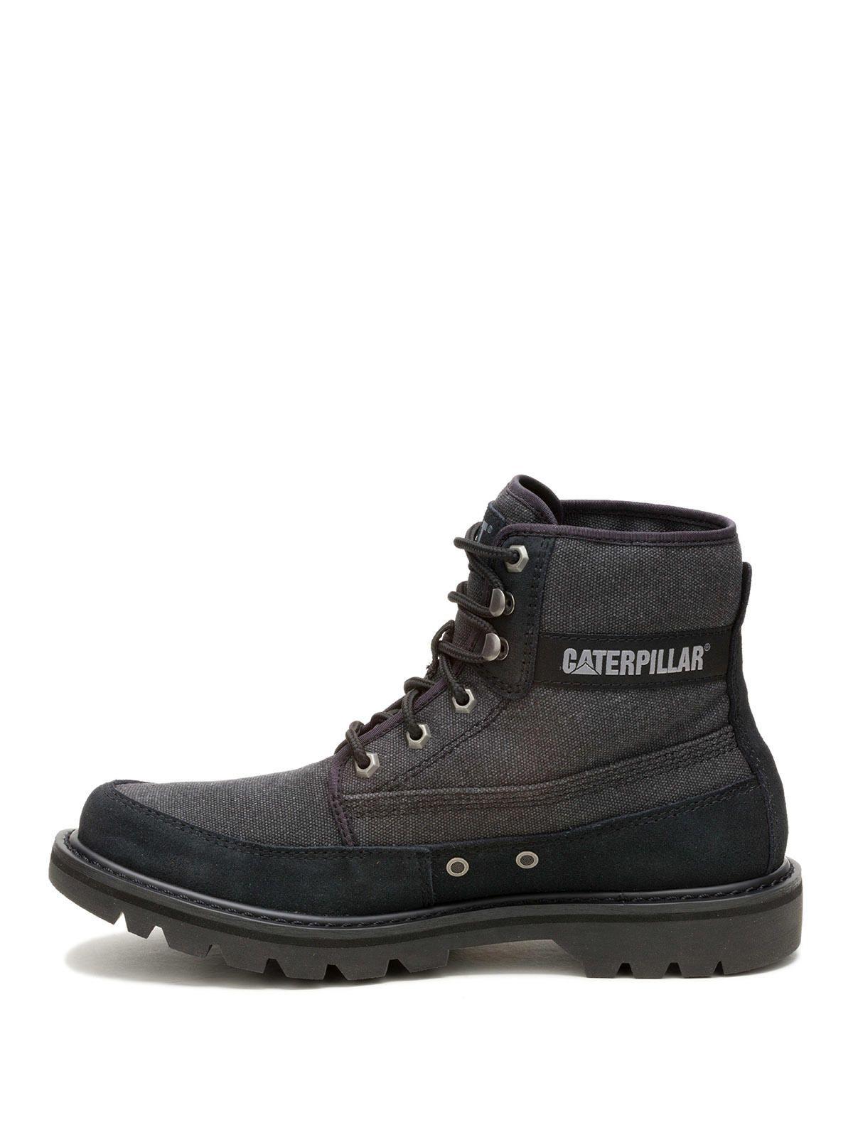Botin Hombre Colorado 2 Canvas Negro-3