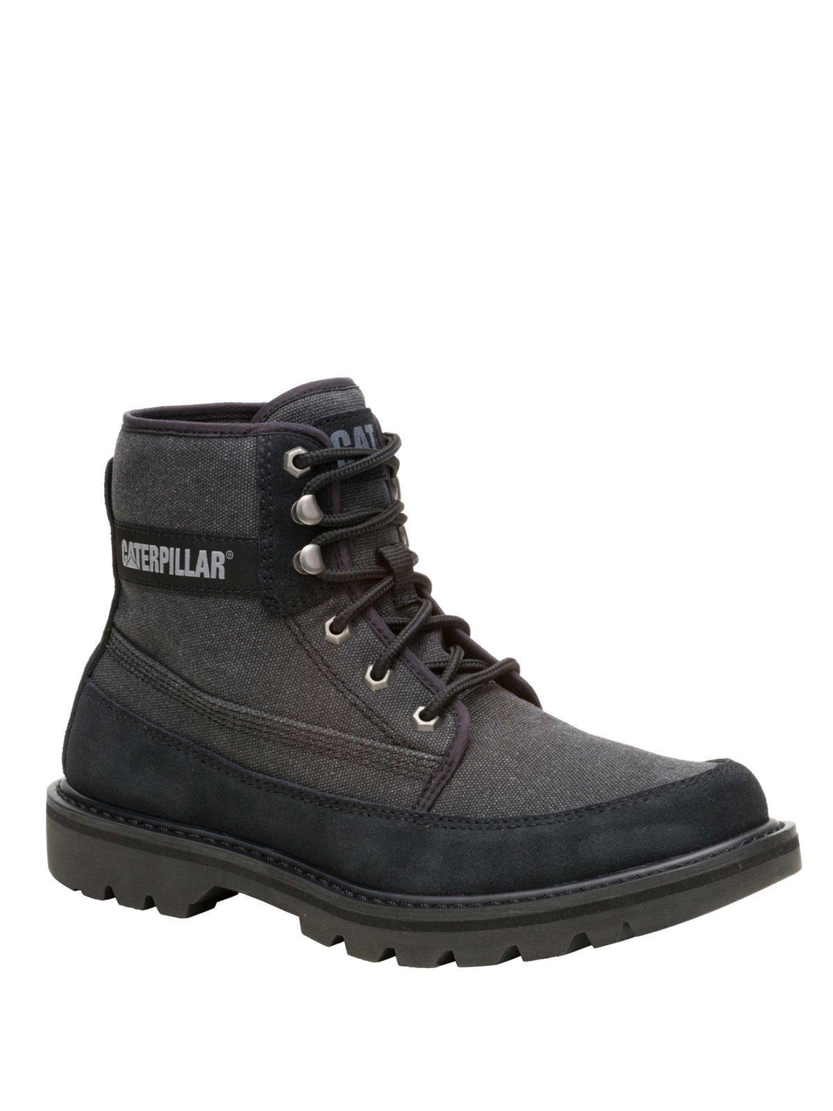 Botin Hombre Colorado 2 Canvas Negro-0