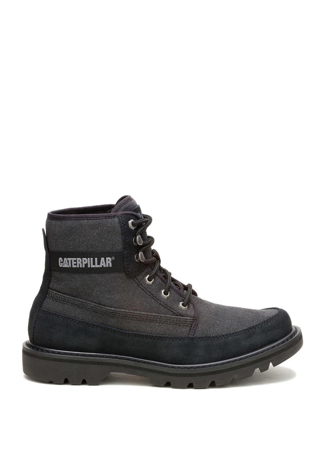 Botin Hombre Colorado 2 Canvas Negro-1