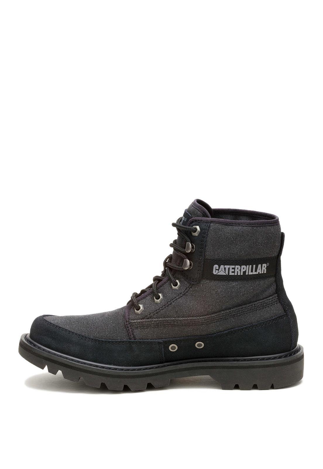 Botin Hombre Colorado 2 Canvas Negro-3