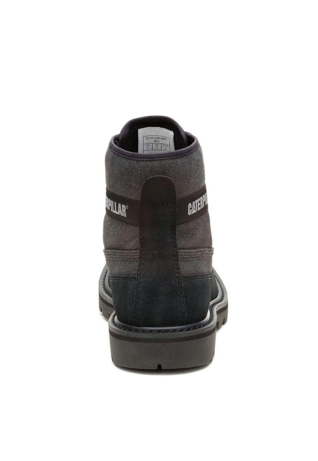 Botin Hombre Colorado 2 Canvas Negro-5