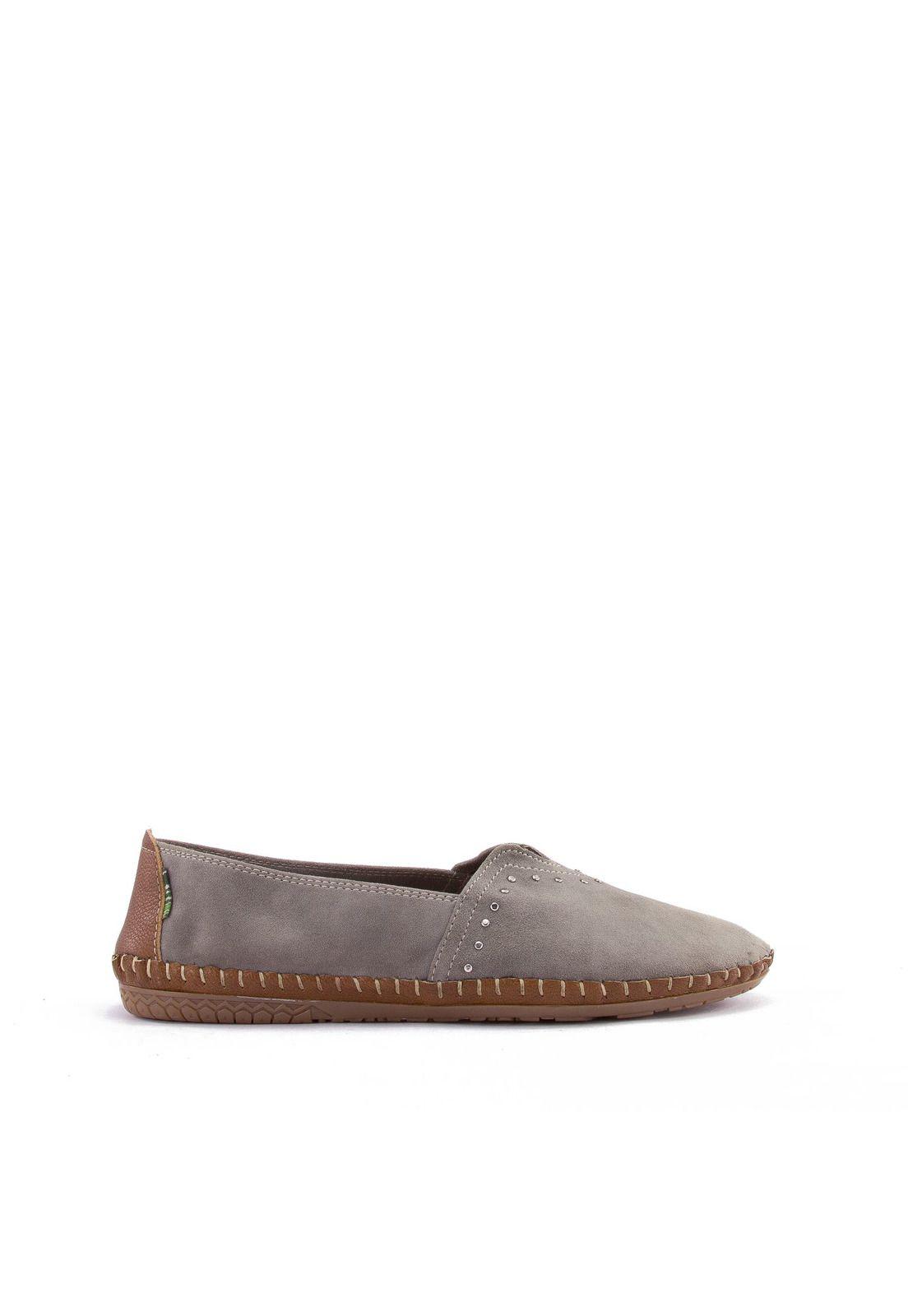 Slip On Casual Mujer Laurie Gris-0