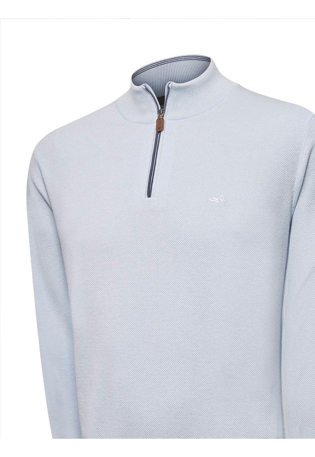Sweater Algodón Orgánico Hombre Bilbao Celeste-3