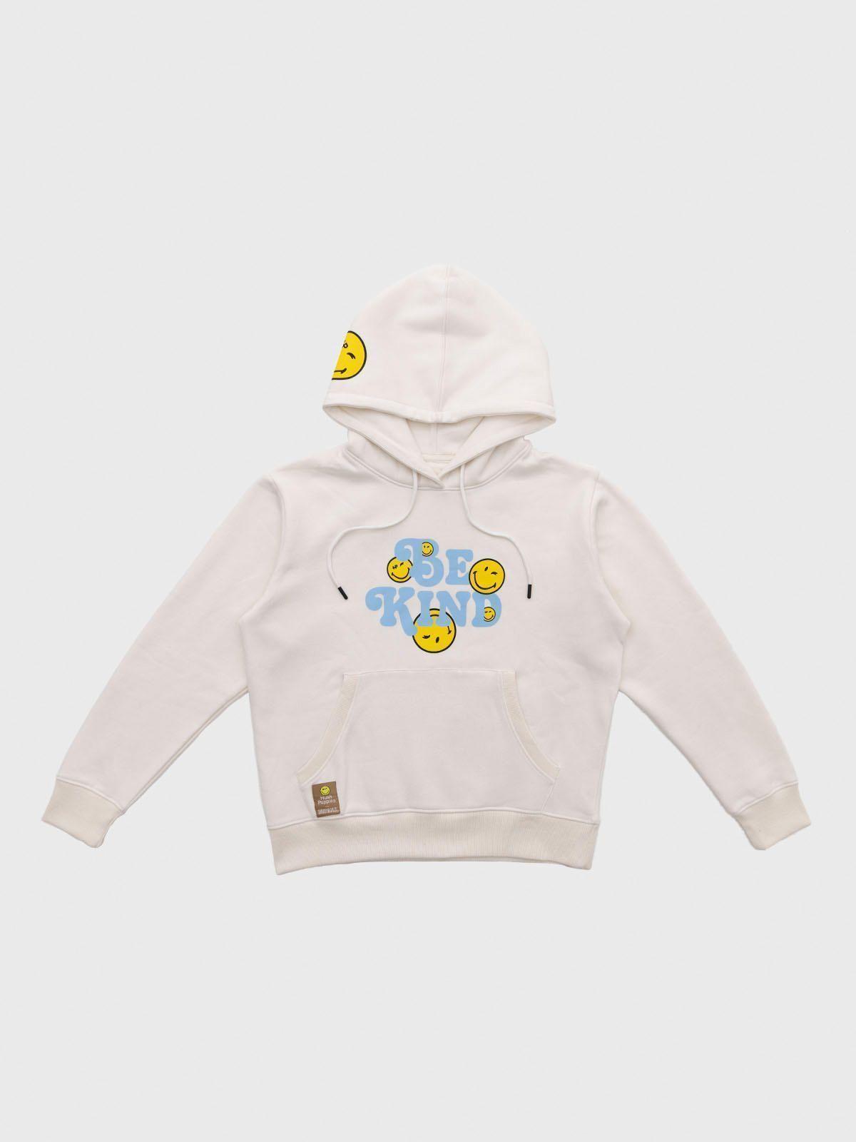 Poleron Algodón Unisex  Smile Blanco-0