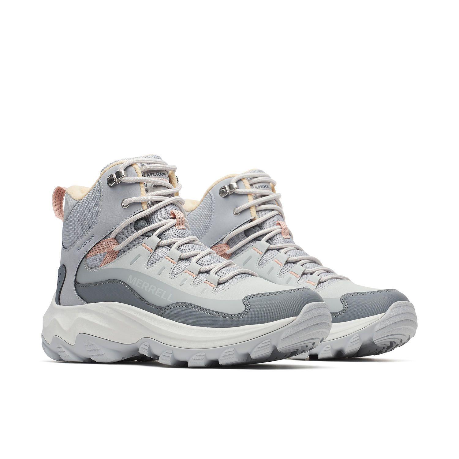 Botin Cuero Mujer Thermo Chill 2 Mid Waterproof Gris-3