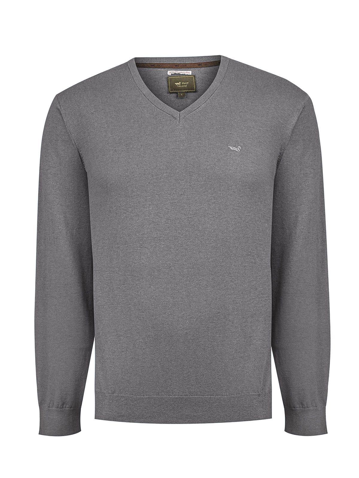 Sweater Algodón Orgánico Hombre Angriv Celeste-0