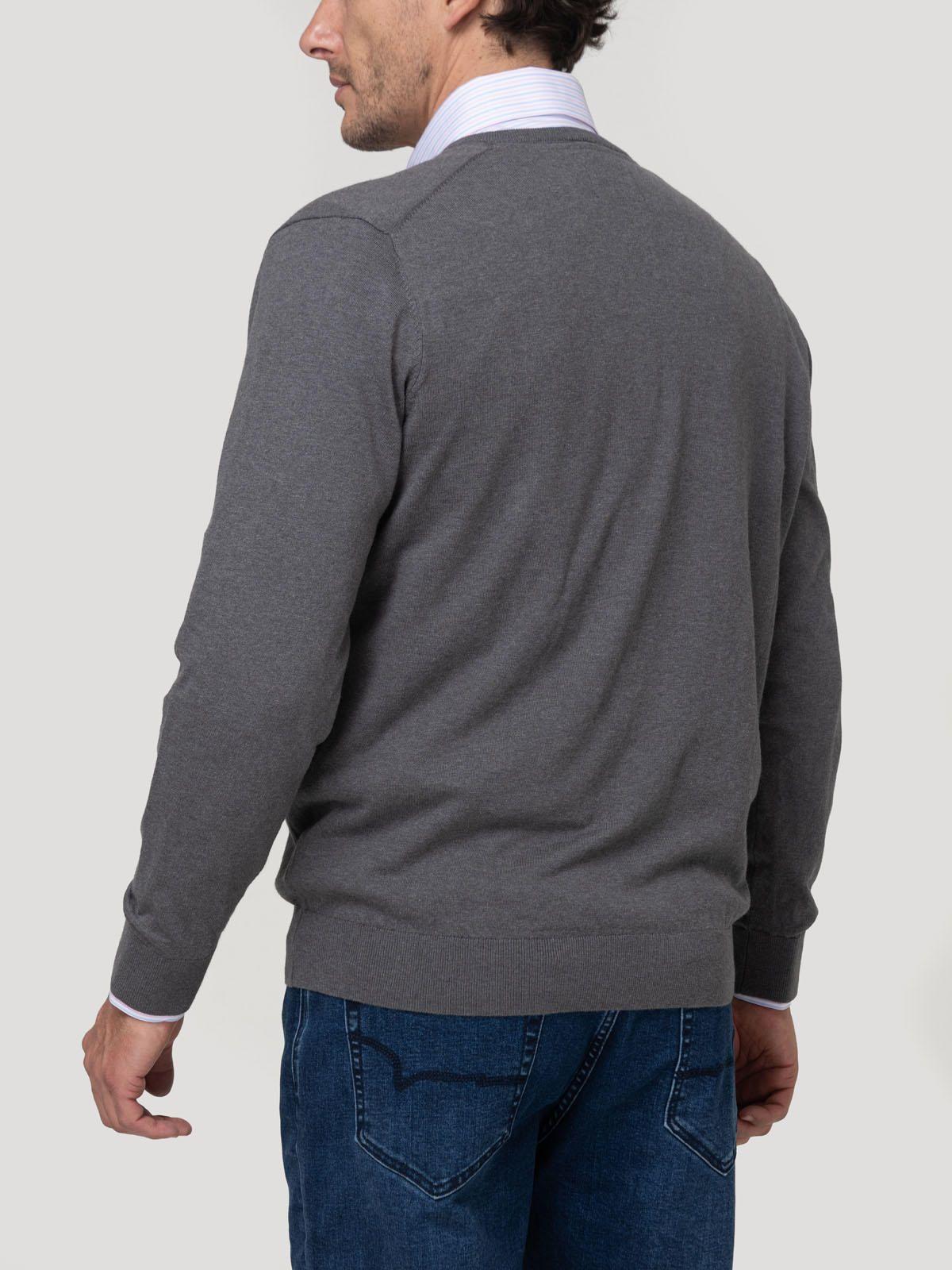 Sweater Algodón Orgánico Hombre Angriv Celeste-5