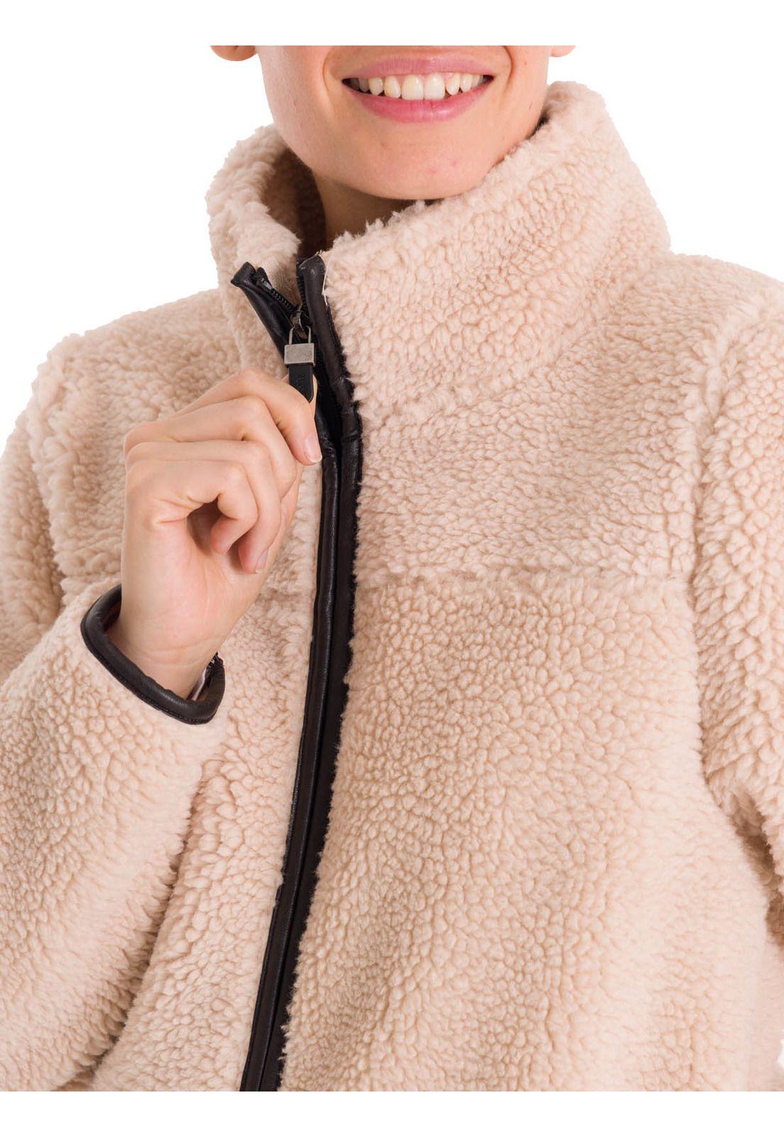 Polar Fibras Recicladas Mujer Tint Beige-4