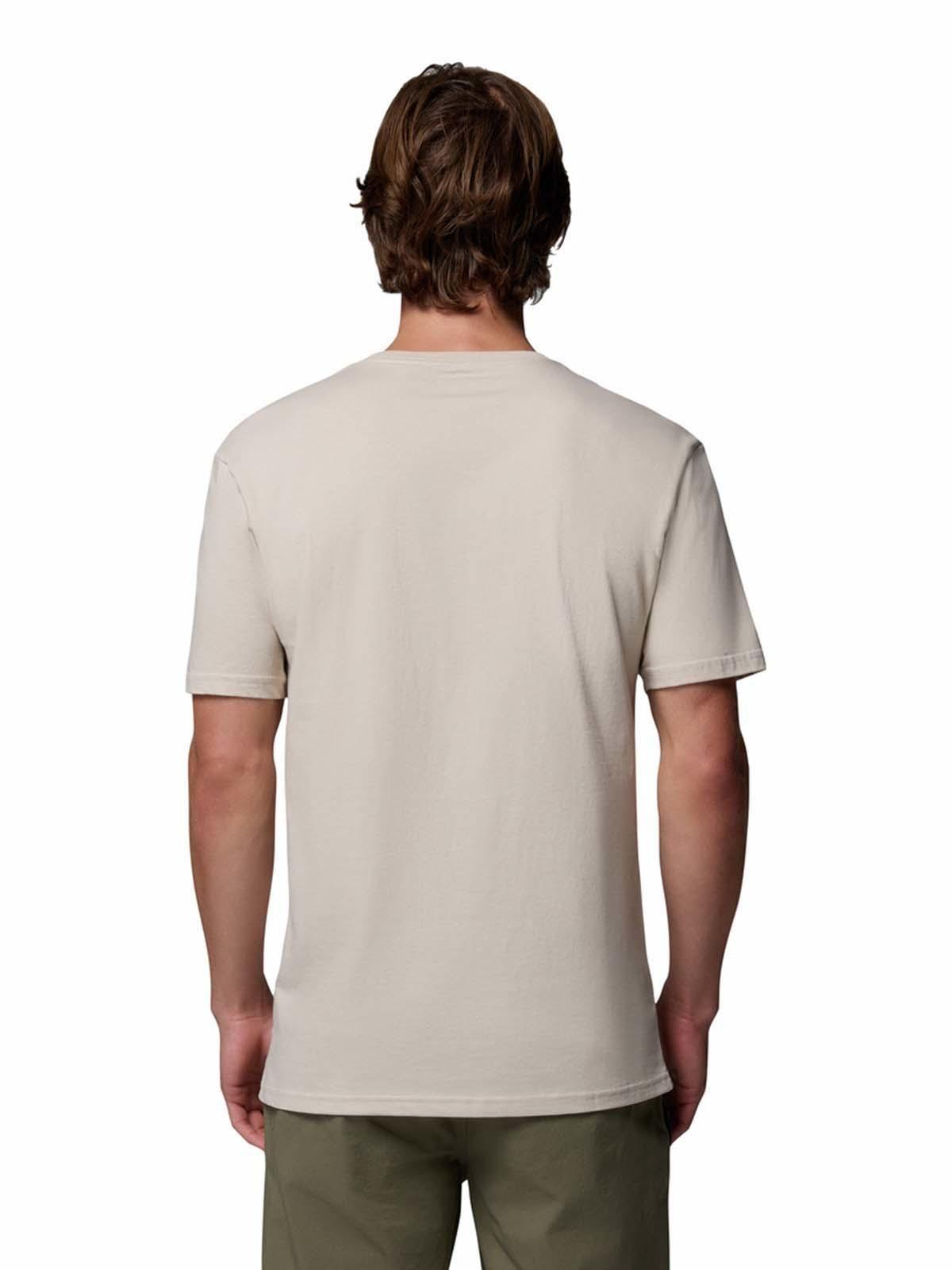 Polera M/C Hombre CSC Basic Logo Gris Columbia-3