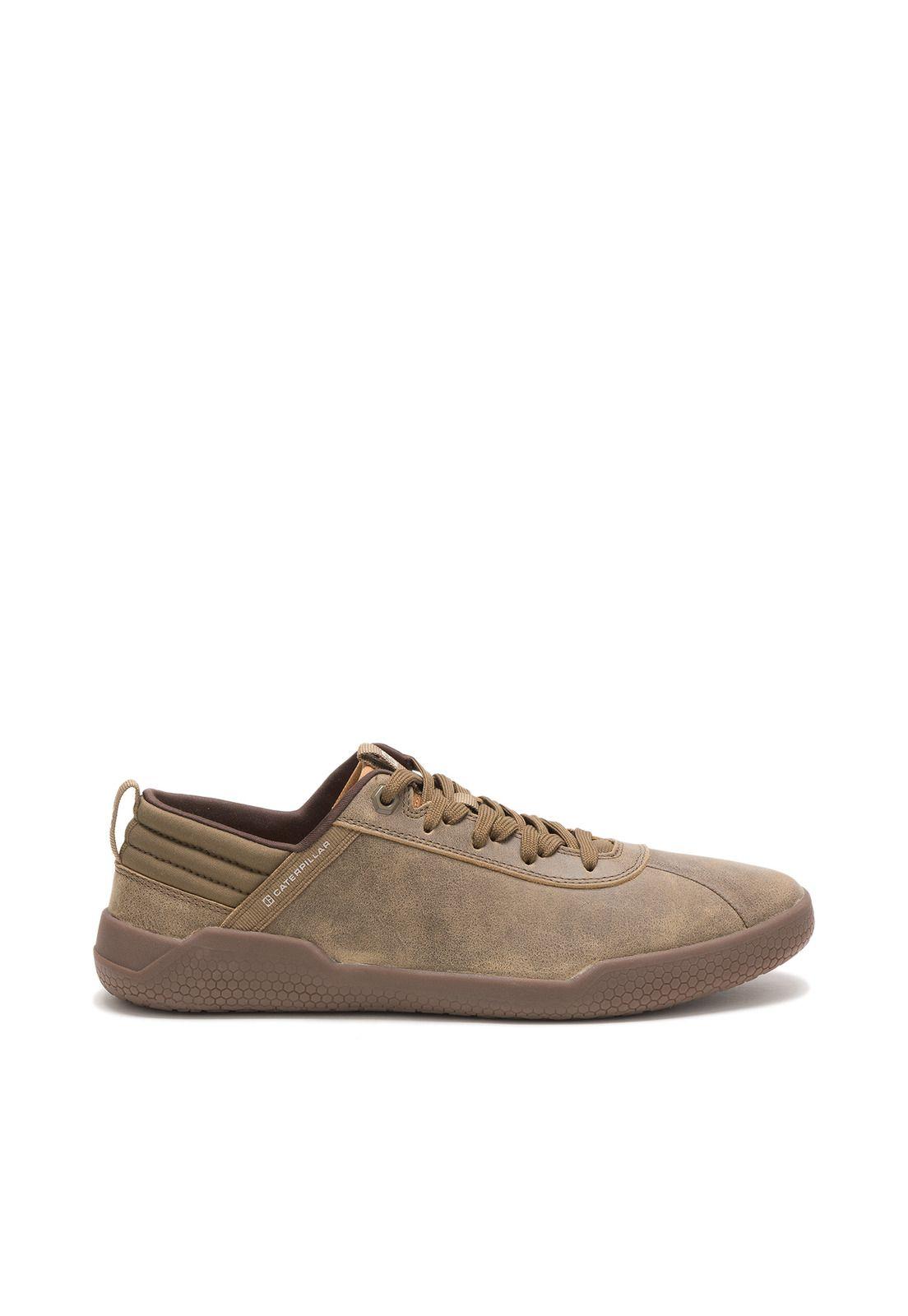 Zapatilla Cuero Hex Café Hombre-1