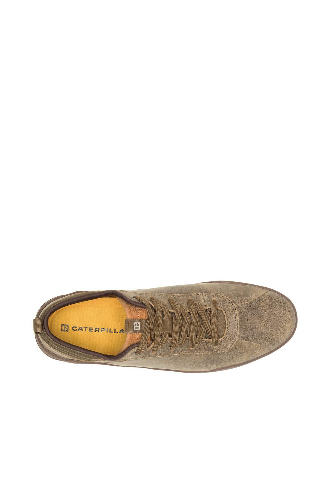 Zapatilla Cuero Hex Café Hombre-3