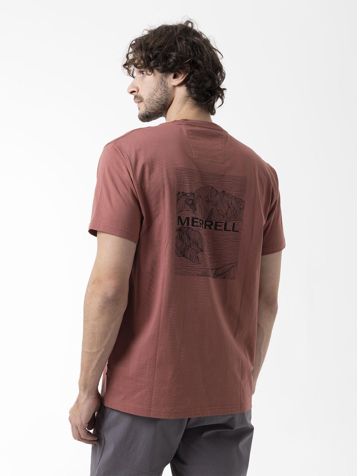 Polera Manga Corta Hombre Backprint Rojo-3