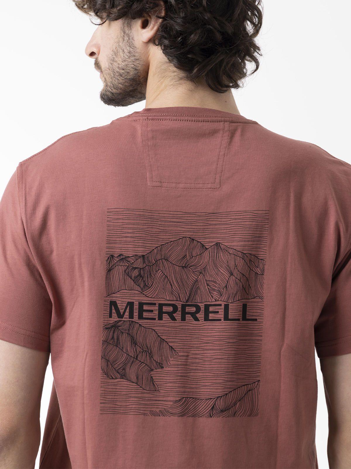 Polera Manga Corta Hombre Backprint Rojo-4