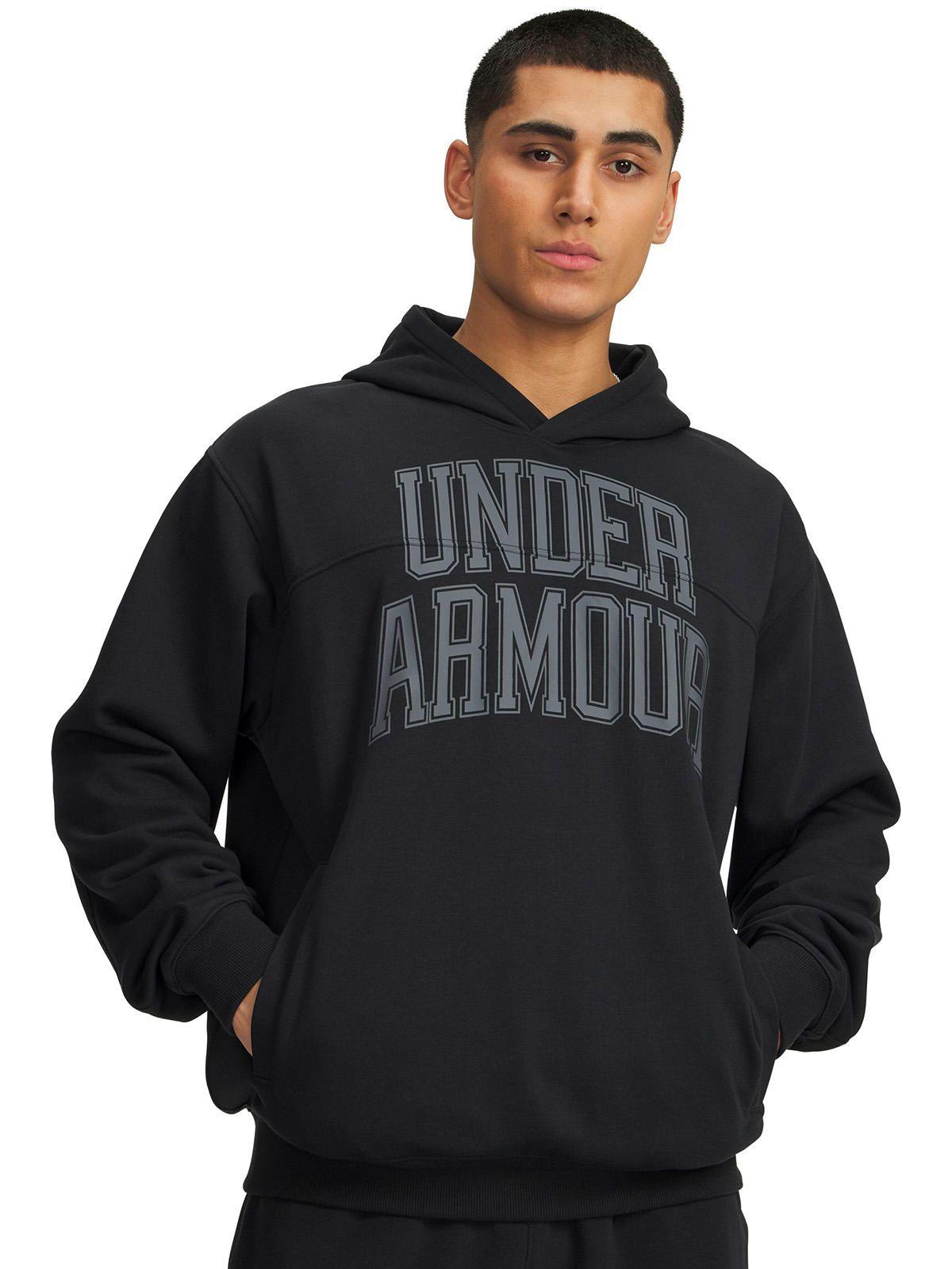 Poleron Rival Lightweight Graphic negro Hombre-0